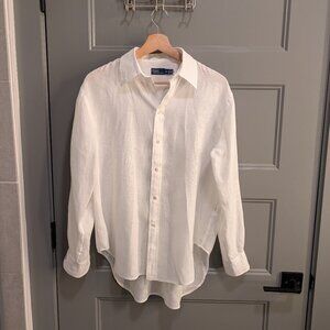 Polo Ralph Lauren 100% Linen Button Down Shirt